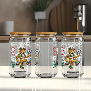 Mexico Soccer Pride Jaguar Kickoff 2026 Glass Can TS12 Print Your Wear