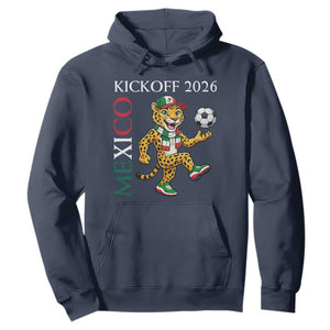 Mexico Soccer Pride Jaguar Kickoff 2026 Hoodie TS12 Navy Print Your Wear