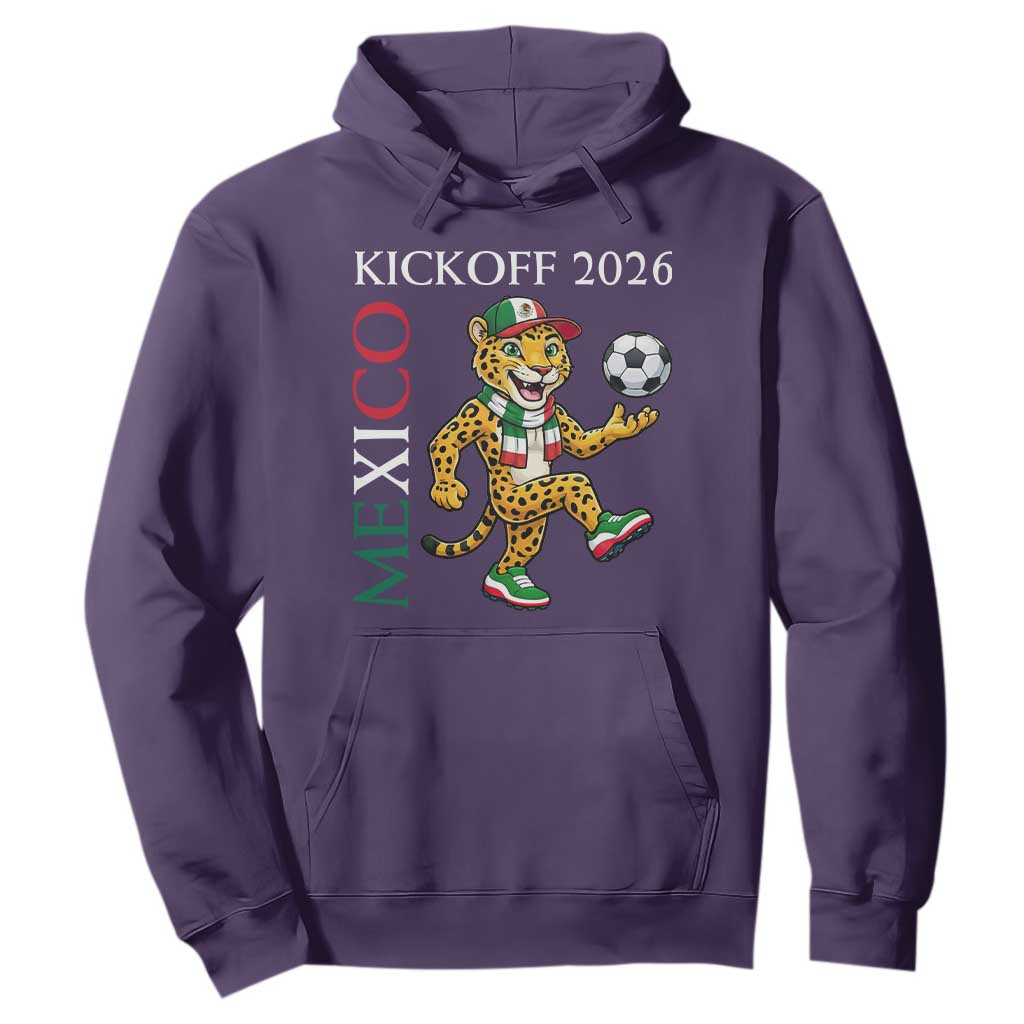 Mexico Soccer Pride Jaguar Kickoff 2026 Hoodie TS12 Purple Print Your Wear