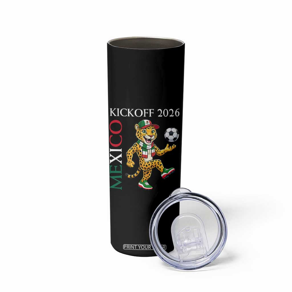 Mexico Soccer Pride Jaguar Kickoff 2026 Skinny Tumbler TS12 Print Your Wear