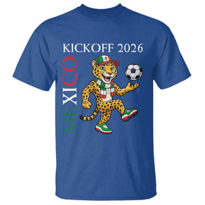 Mexico Soccer Pride Jaguar Kickoff 2026 T Shirt TS12 Royal Blue Print Your Wear