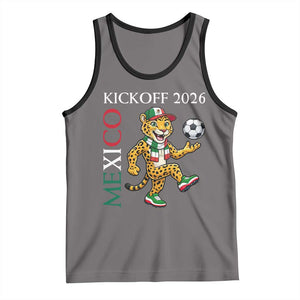Mexico Soccer Pride Jaguar Kickoff 2026 Tank Top TS12 Deep Heather Black Print Your Wear