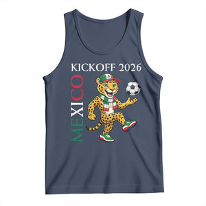 Mexico Soccer Pride Jaguar Kickoff 2026 Tank Top TS12 Navy Print Your Wear