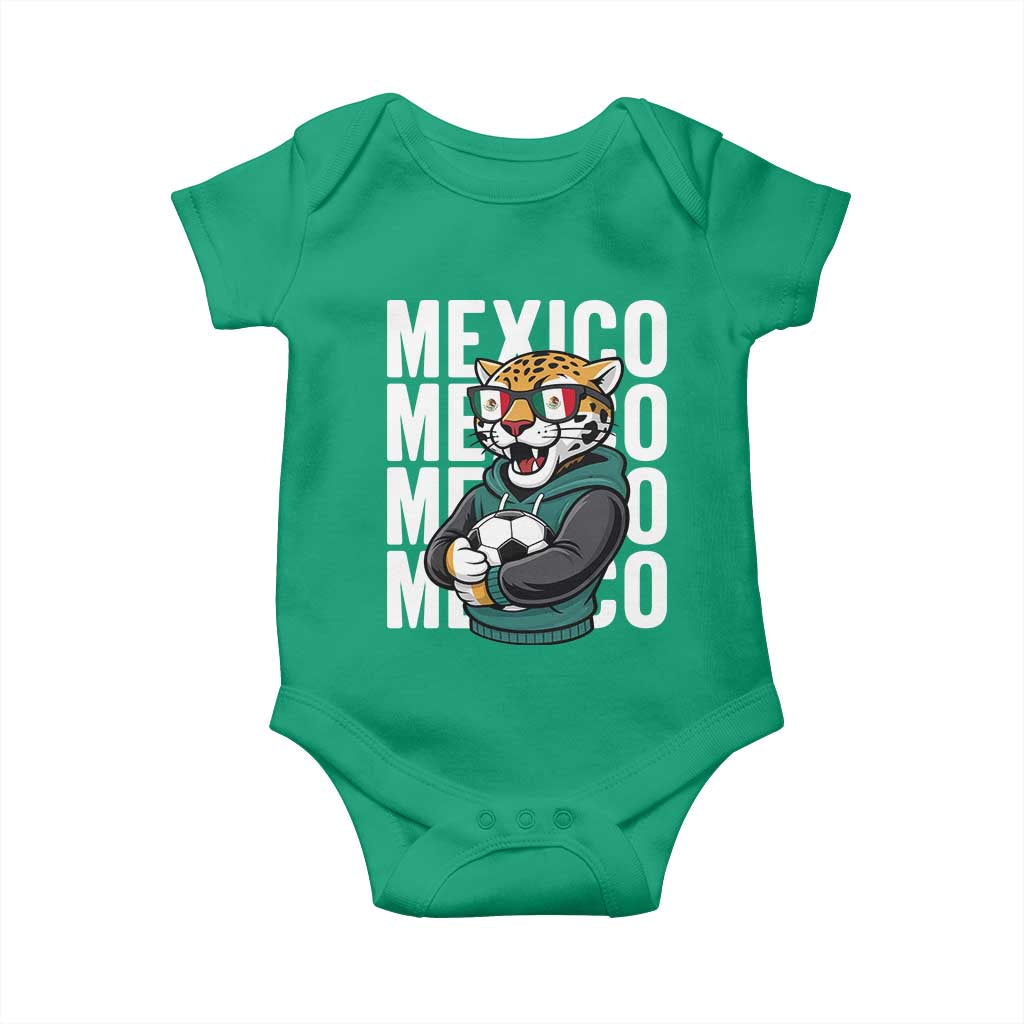 Fierce Mexico Jaguar Soccer Pride Fan Gift Baby Onesie TS12 Irish Green Print Your Wear