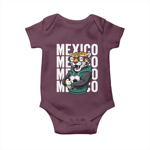 Fierce Mexico Jaguar Soccer Pride Fan Gift Baby Onesie TS12 Maroon Print Your Wear