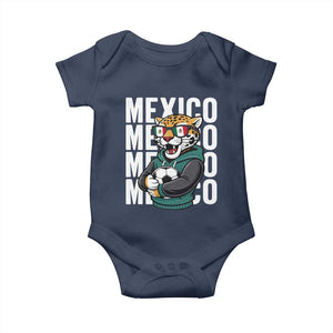 Fierce Mexico Jaguar Soccer Pride Fan Gift Baby Onesie TS12 Navy Print Your Wear