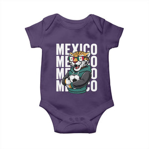Fierce Mexico Jaguar Soccer Pride Fan Gift Baby Onesie TS12 Purple Print Your Wear