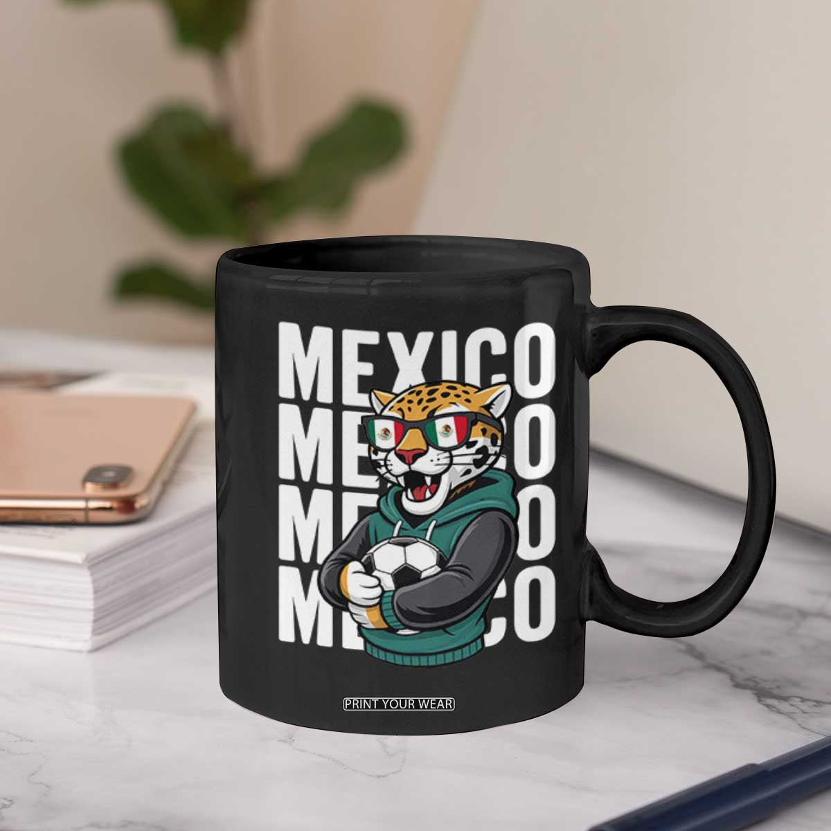 Fierce Mexico Jaguar Soccer Pride Fan Gift Coffee Mug TS12 Print Your Wear