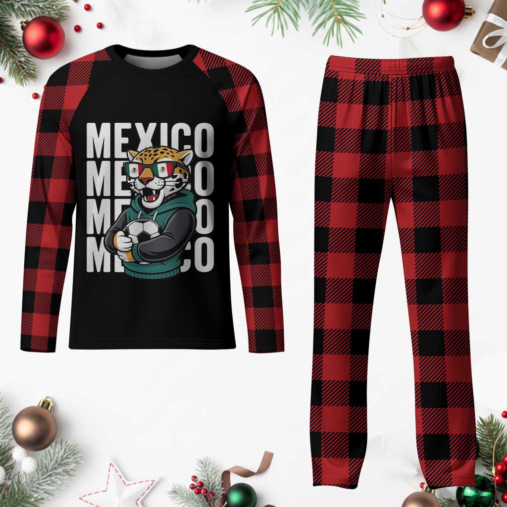Fierce Mexico Jaguar Soccer Pride Fan Gift Plaid Pajama Set TS12 Buffalo Plaid Print Your Wear