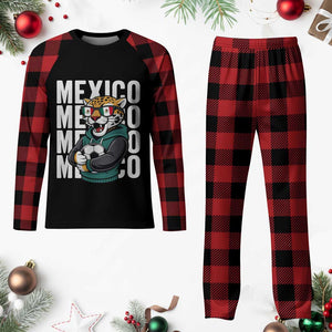 Fierce Mexico Jaguar Soccer Pride Fan Gift Plaid Pajama Set TS12 Buffalo Plaid Print Your Wear