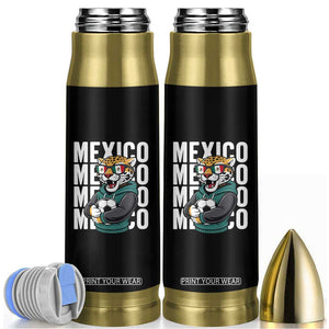 Fierce Mexico Jaguar Soccer Pride Fan Gift Bullet Tumbler TS12 Black Print Your Wear