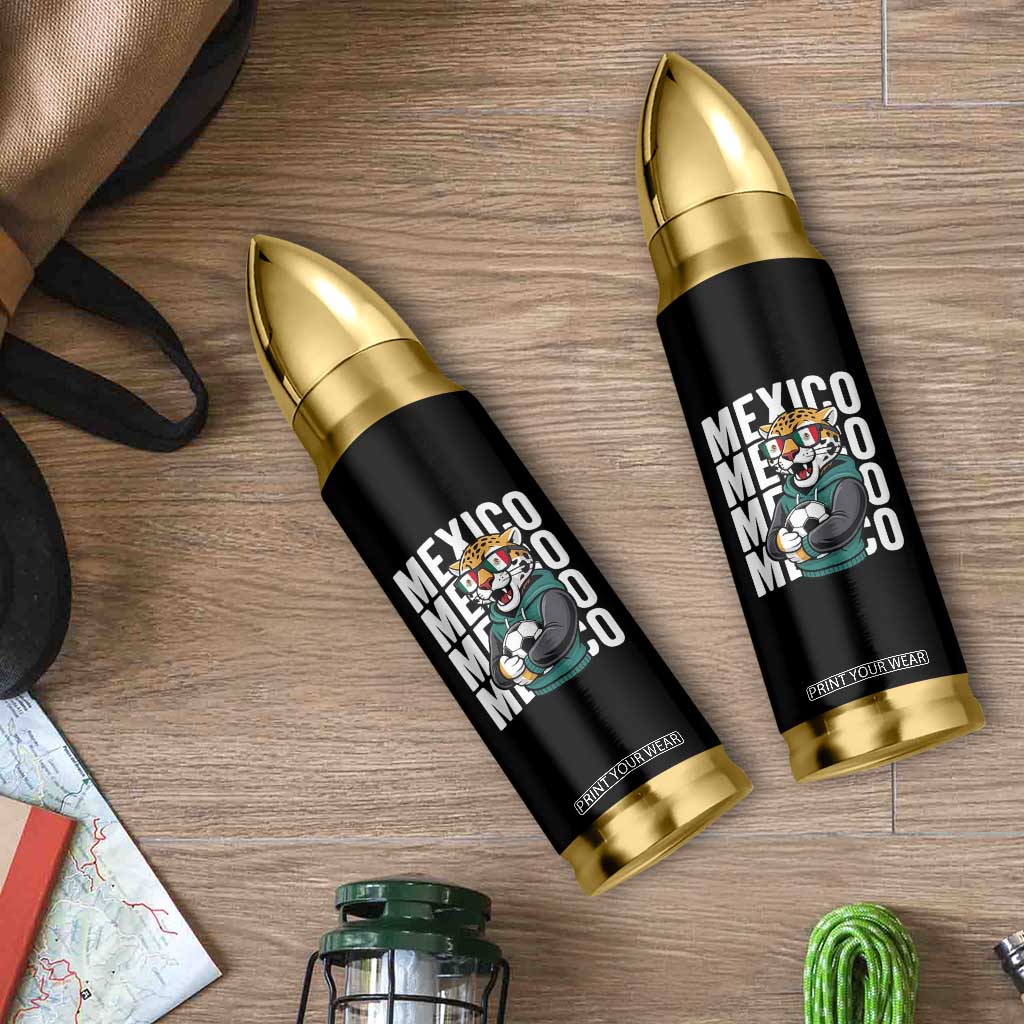 Fierce Mexico Jaguar Soccer Pride Fan Gift Bullet Tumbler TS12 Print Your Wear
