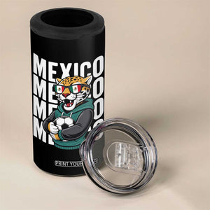 Fierce Mexico Jaguar Soccer Pride Fan Gift 4 in 1 Can Cooler Tumbler TS12 Print Your Wear