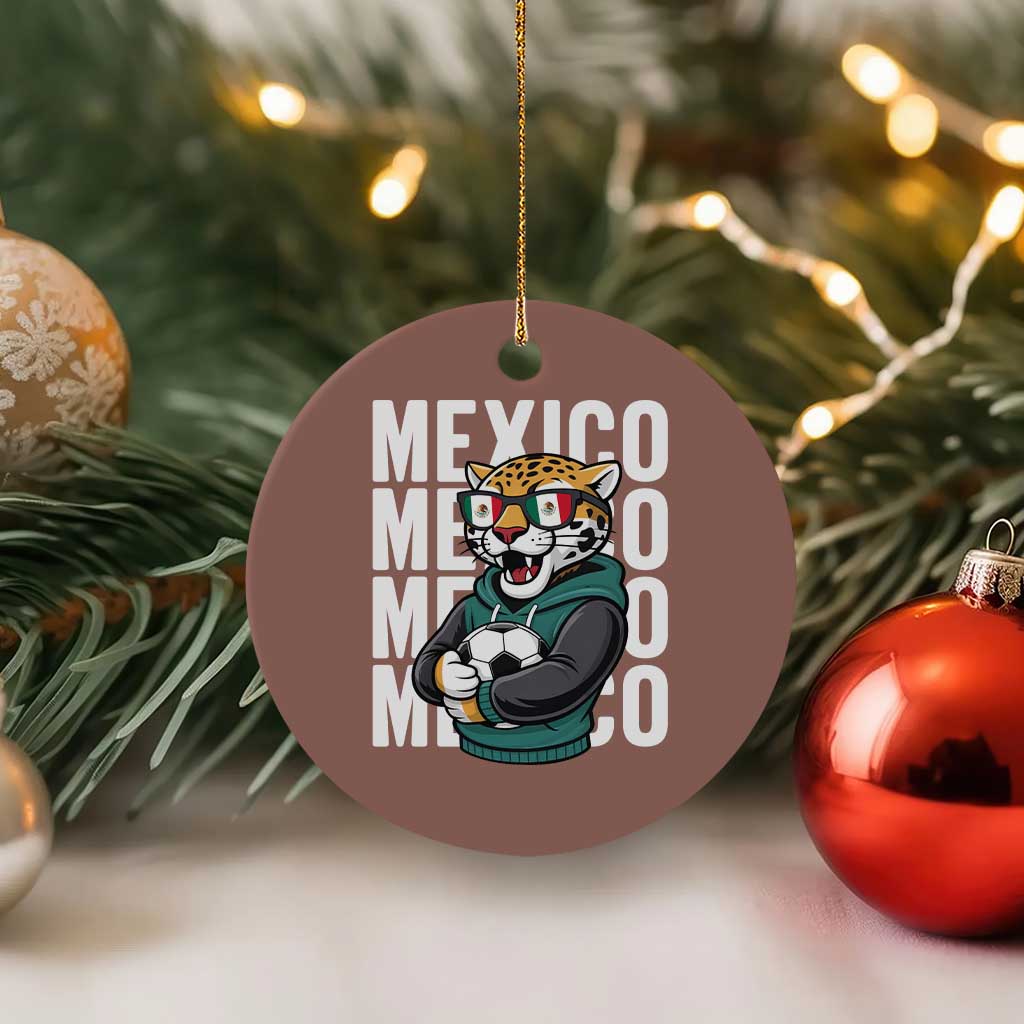 Fierce Mexico Jaguar Soccer Pride Fan Gift Ceramic Ornament TS12 1pc Mocha Print Your Wear