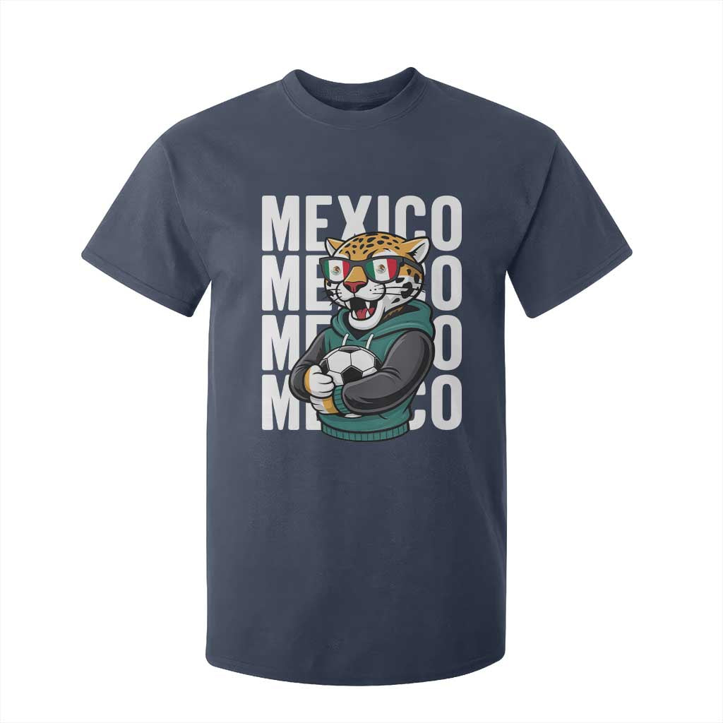 Fierce Mexico Jaguar Soccer Pride Fan Gift T Shirt For Kid TS12 Navy Print Your Wear
