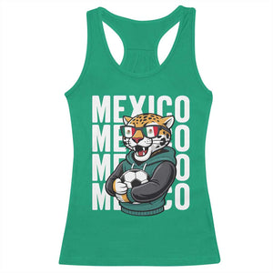 Fierce Mexico Jaguar Soccer Pride Fan Gift Racerback Tank Top TS12 Irish Green Print Your Wear