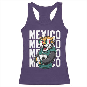 Fierce Mexico Jaguar Soccer Pride Fan Gift Racerback Tank Top TS12 Purple Print Your Wear
