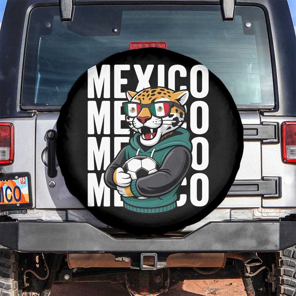 Fierce Mexico Jaguar Soccer Pride Fan Gift Spare Tire Cover TS12 No hole Black Print Your Wear