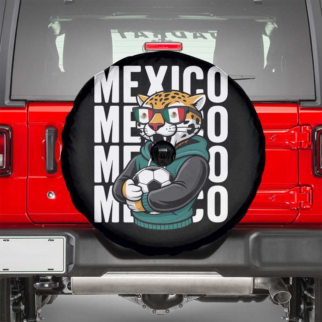 Fierce Mexico Jaguar Soccer Pride Fan Gift Spare Tire Cover TS12 Black Print Your Wear