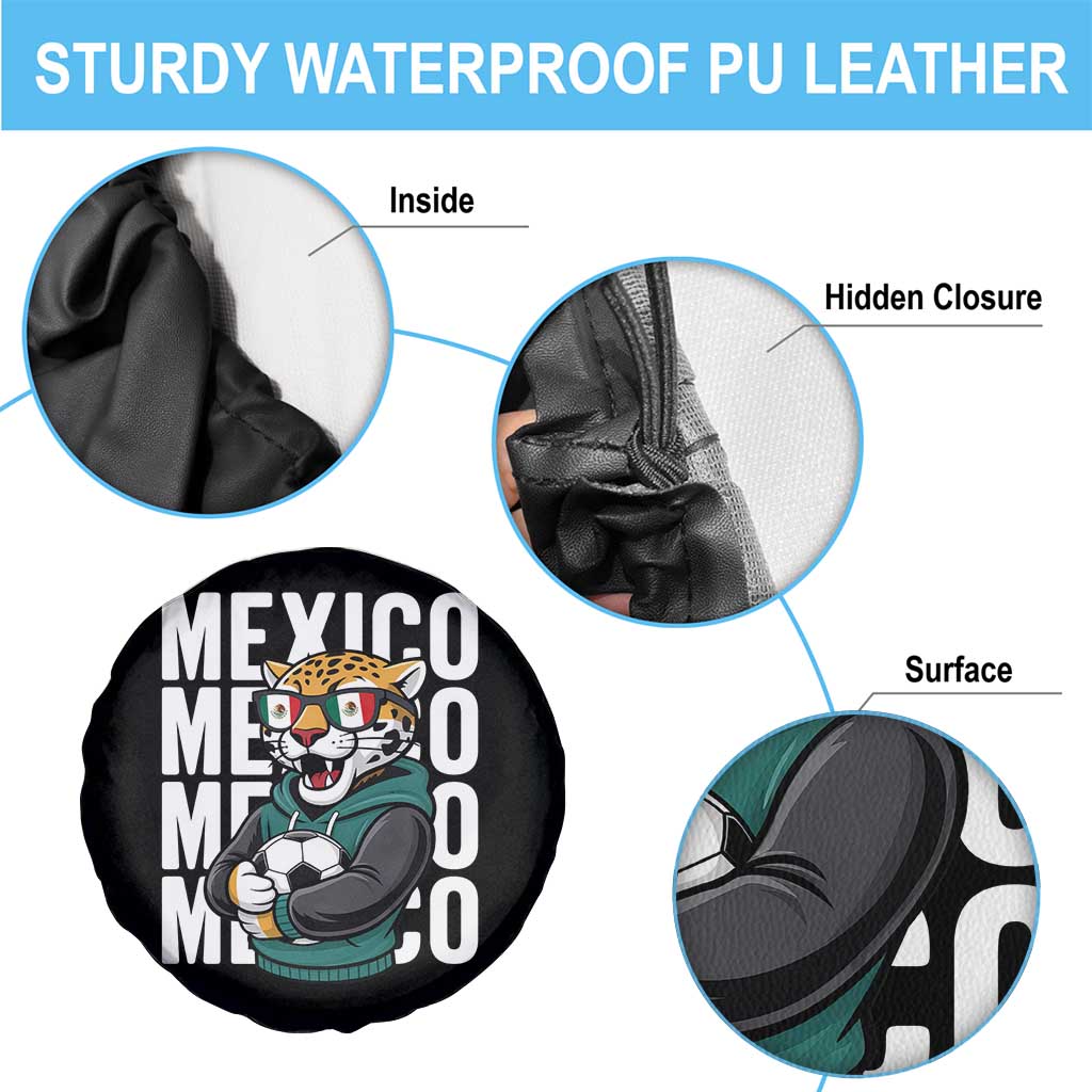Fierce Mexico Jaguar Soccer Pride Fan Gift Spare Tire Cover TS12 Print Your Wear