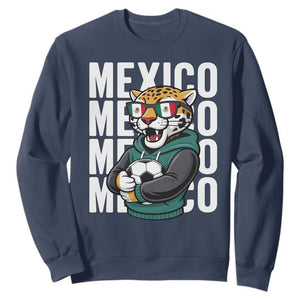 Fierce Mexico Jaguar Soccer Pride Fan Gift Sweatshirt TS12 Navy Print Your Wear