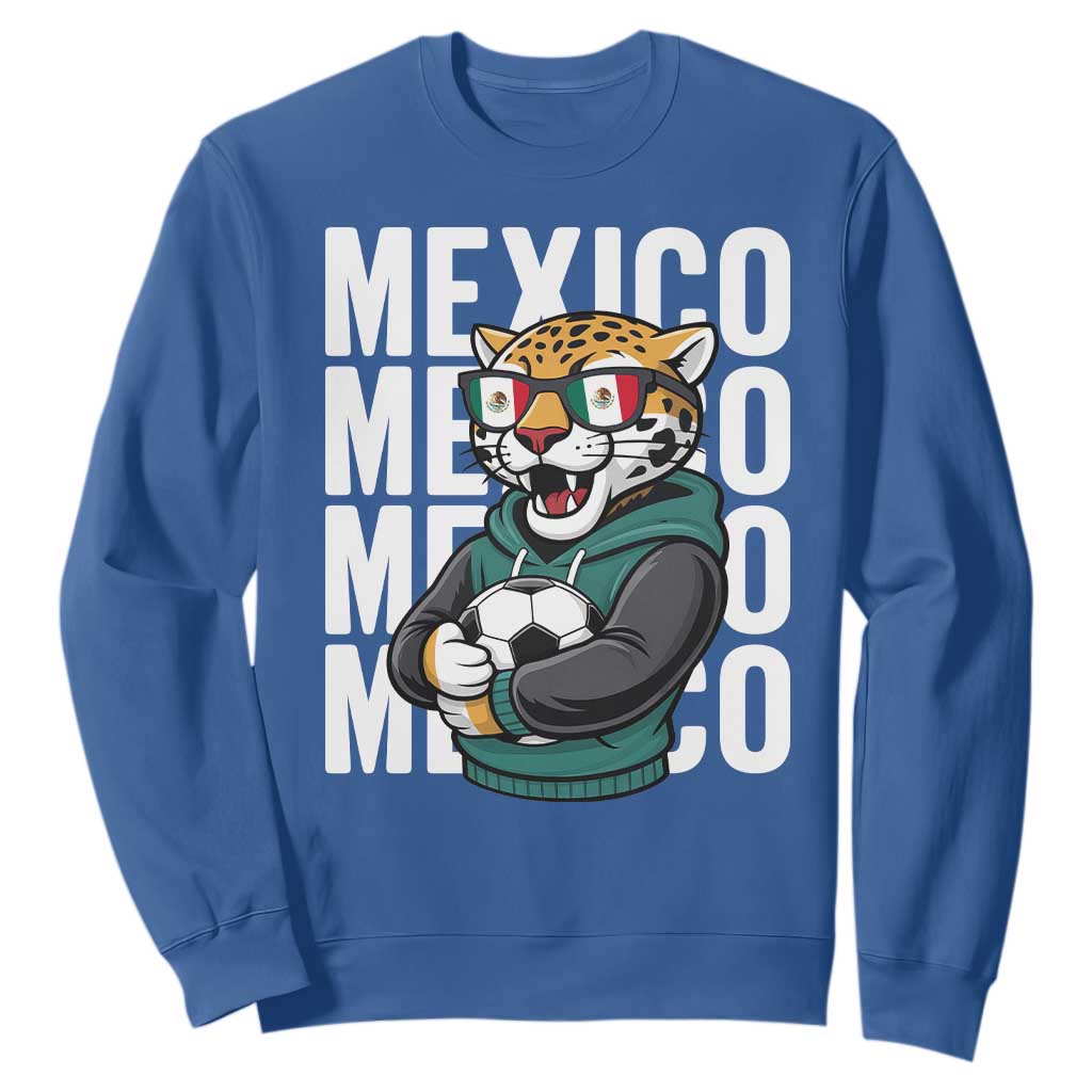 Fierce Mexico Jaguar Soccer Pride Fan Gift Sweatshirt TS12 Royal Blue Print Your Wear