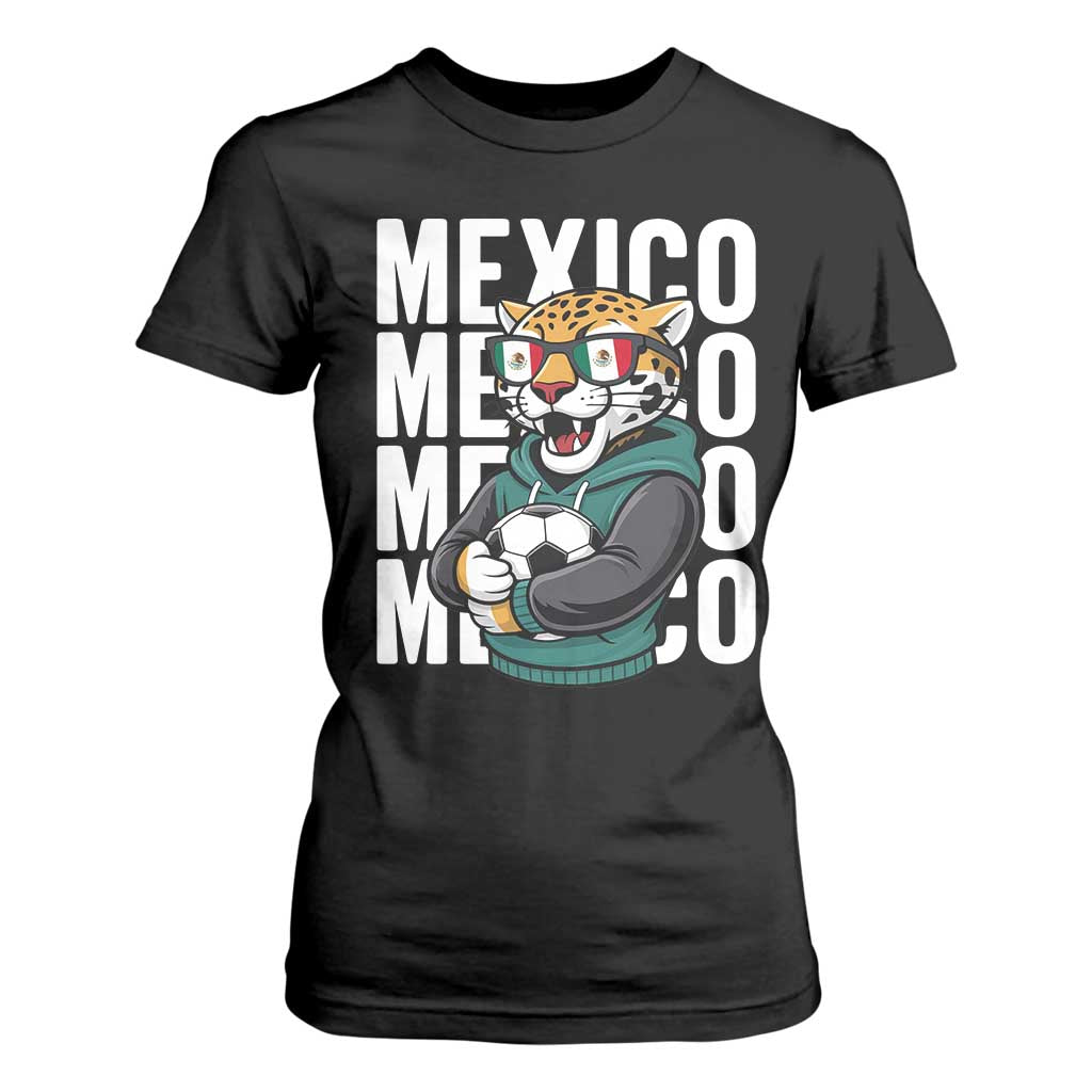 Fierce Mexico Jaguar Soccer Pride Fan Gift T Shirt For Women TS12 Black Print Your Wear