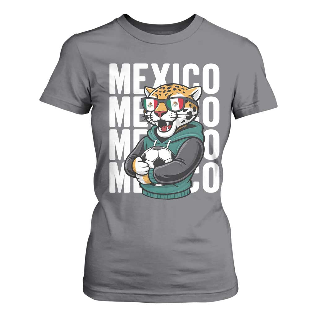 Fierce Mexico Jaguar Soccer Pride Fan Gift T Shirt For Women TS12 Charcoal Print Your Wear