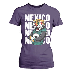 Fierce Mexico Jaguar Soccer Pride Fan Gift T Shirt For Women TS12 Purple Print Your Wear