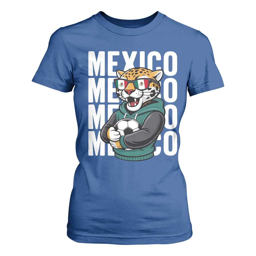 Fierce Mexico Jaguar Soccer Pride Fan Gift T Shirt For Women TS12 Royal Blue Print Your Wear