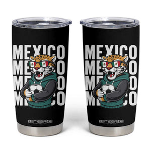 Fierce Mexico Jaguar Soccer Pride Fan Gift Tumbler Cup TS12 Black Print Your Wear