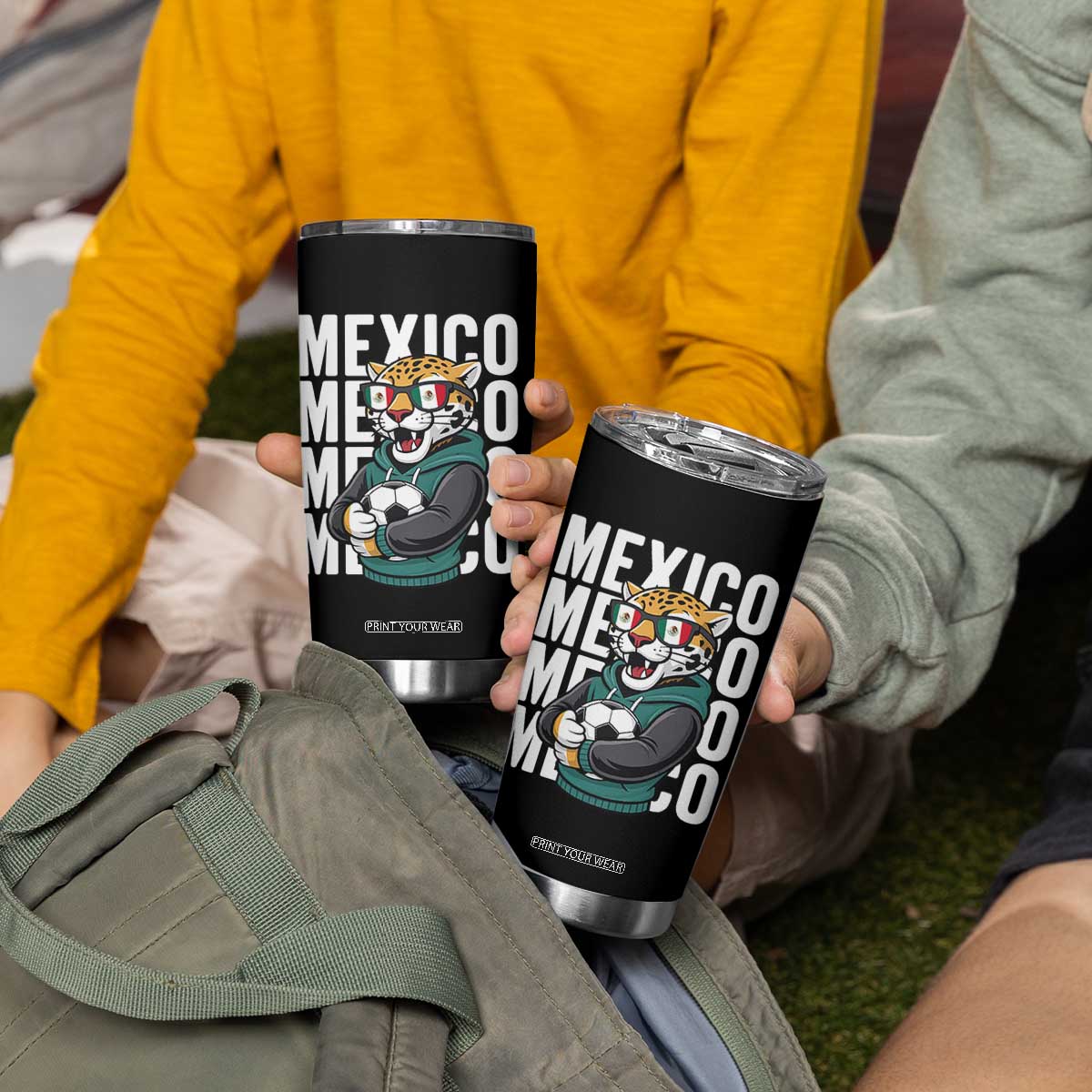 Fierce Mexico Jaguar Soccer Pride Fan Gift Tumbler Cup TS12 Print Your Wear