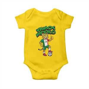 Vamos Mexico Fierce Leopard Baby Onesie Soccer 2026 Fan Gift TS12 Daisy Print Your Wear