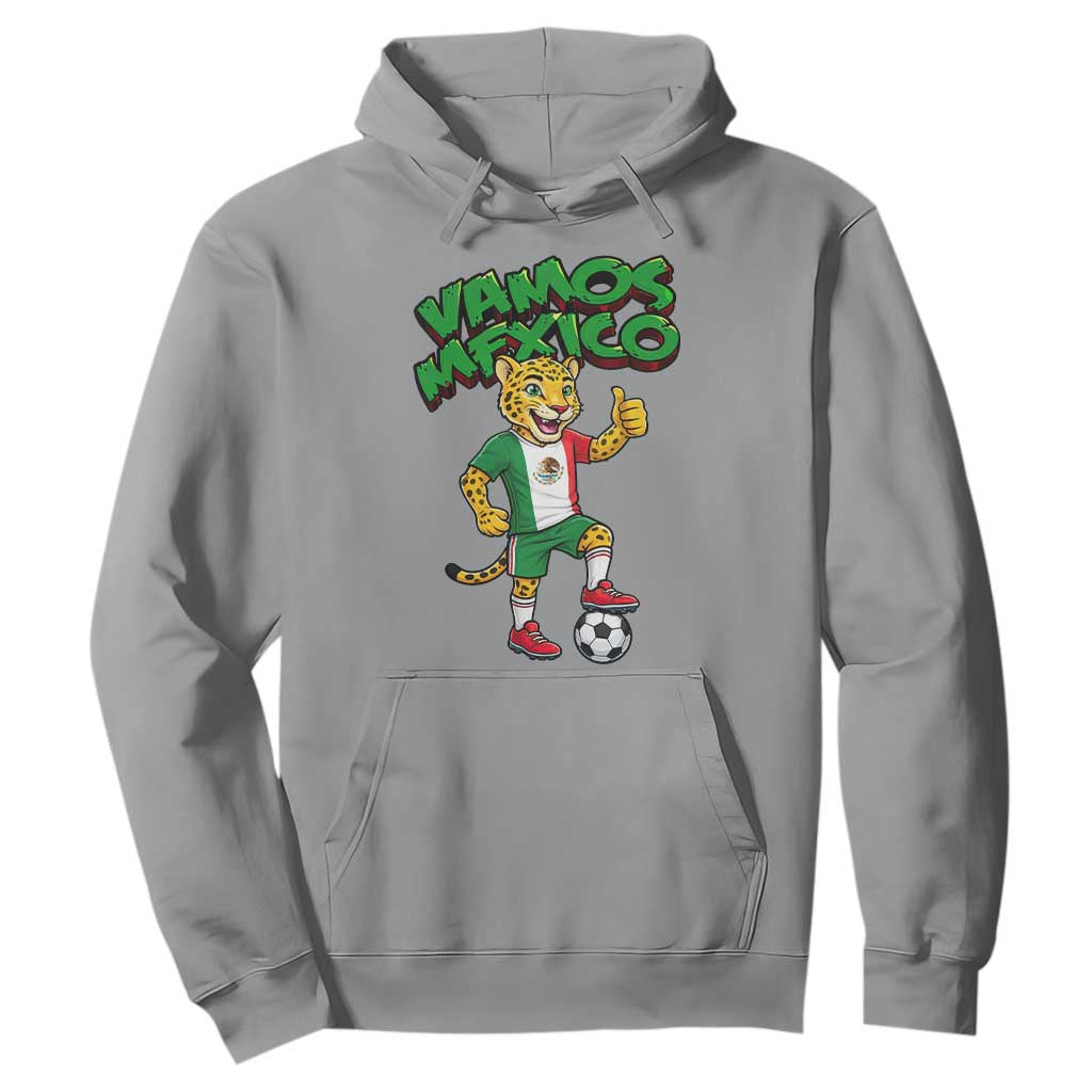 Vamos Mexico Fierce Leopard Hoodie Soccer 2026 Fan Gift TS12 Sport Gray Print Your Wear
