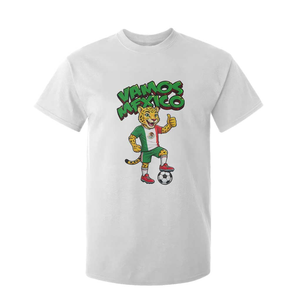 Vamos Mexico Fierce Leopard T Shirt For Kid Soccer 2026 Fan Gift TS12 White Print Your Wear