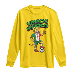 Vamos Mexico Fierce Leopard Long Sleeve Shirt Soccer 2026 Fan Gift TS12 Daisy Print Your Wear