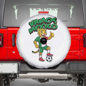 Vamos Mexico Fierce Leopard Spare Tire Cover Soccer 2026 Fan Gift TS12 White Print Your Wear