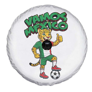 Vamos Mexico Fierce Leopard Spare Tire Cover Soccer 2026 Fan Gift TS12 Print Your Wear
