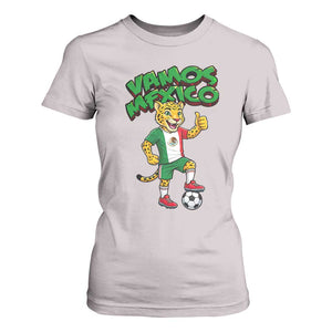 Vamos Mexico Fierce Leopard T Shirt For Women Soccer 2026 Fan Gift TS12 Ice Gray Print Your Wear