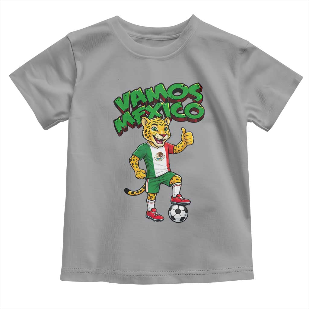 Vamos Mexico Fierce Leopard Toddler T Shirt Soccer 2026 Fan Gift TS12 Sport Gray Print Your Wear
