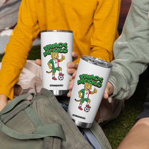 Vamos Mexico Fierce Leopard Tumbler Cup Soccer 2026 Fan Gift TS12 Print Your Wear