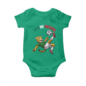 Vamos Mexico Fierce Leopard Soccer 2026 Baby Onesie Mexican Fan Gift TS12 Irish Green Print Your Wear