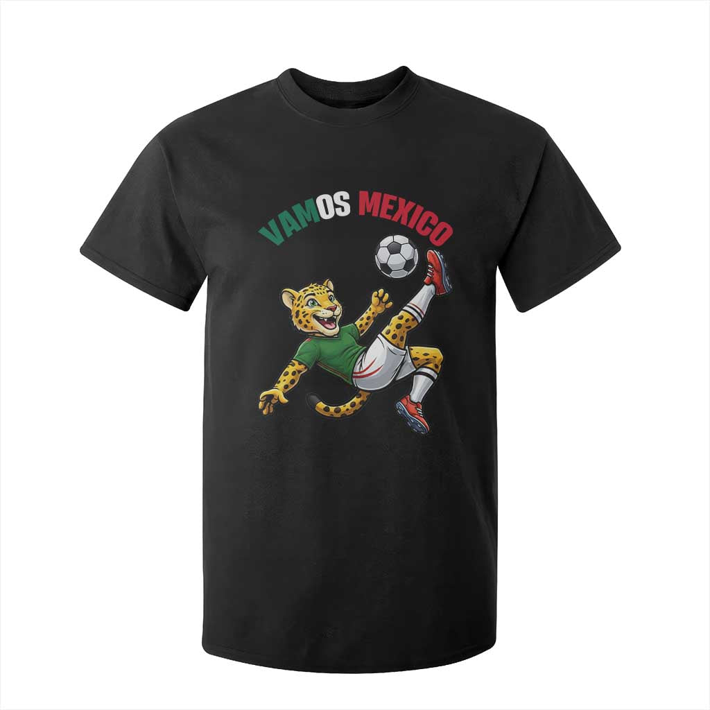 Vamos Mexico Fierce Leopard Soccer 2026 T Shirt For Kid Mexican Fan Gift TS12 Black Print Your Wear