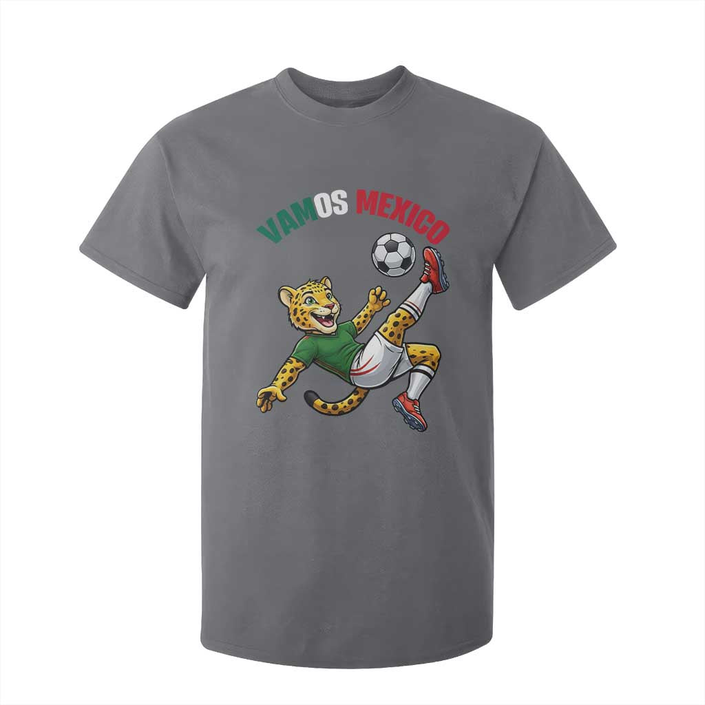 Vamos Mexico Fierce Leopard Soccer 2026 T Shirt For Kid Mexican Fan Gift TS12 Charcoal Print Your Wear