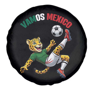 Vamos Mexico Fierce Leopard Soccer 2026 Spare Tire Cover Mexican Fan Gift TS12 Print Your Wear