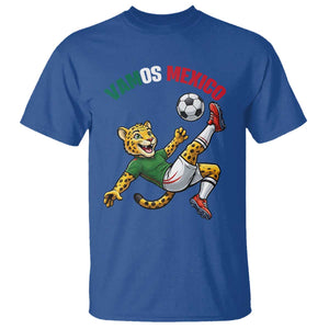 Vamos Mexico Fierce Leopard Soccer 2026 T Shirt Mexican Fan Gift TS12 Royal Blue Print Your Wear
