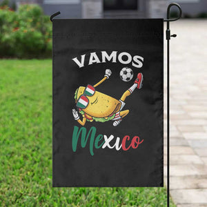 Vamos Mexico Taco Playing Soccer Garden Flag Mexican Fan Gift TS12 Print Your Wear