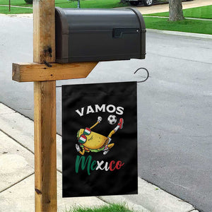 Vamos Mexico Taco Playing Soccer Garden Flag Mexican Fan Gift TS12 Print Your Wear