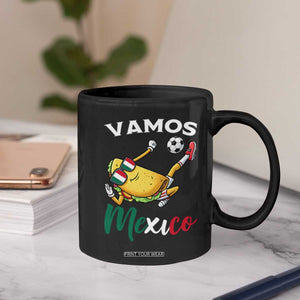 Vamos Mexico Taco Playing Soccer Coffee Mug Mexican Fan Gift TS12 Print Your Wear