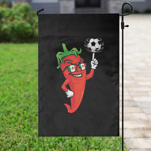 Cool Chili Pepper Soccer Player Garden Flag Mexican Spicy Food Lover TS12 Print Your Wear